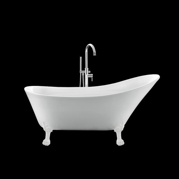 Baignoire ancienne BALMAIN Blanche - Le Monde du Bain | Pieds de Lion Blancs