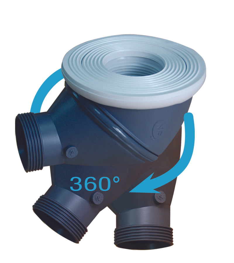 Kit complet receveur à carreler LINEBOARD 4 pentes