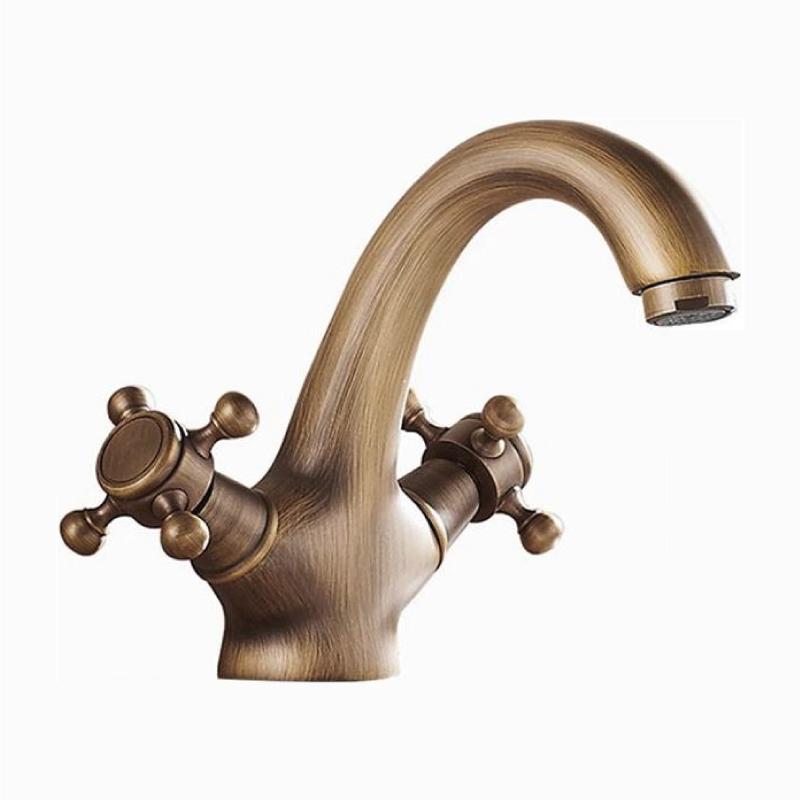 Mélangeur lavabo rétro AGNES or ancien