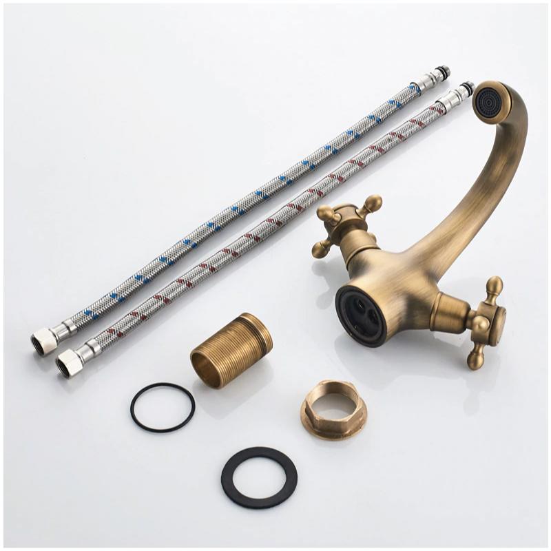 Mélangeur lavabo rétro AGNES or ancien