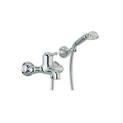 Robinet mitigeur bain/douche mural CISAL ARCANA ROYAL avec support mural douchette - Le Monde du Bain  | Commun