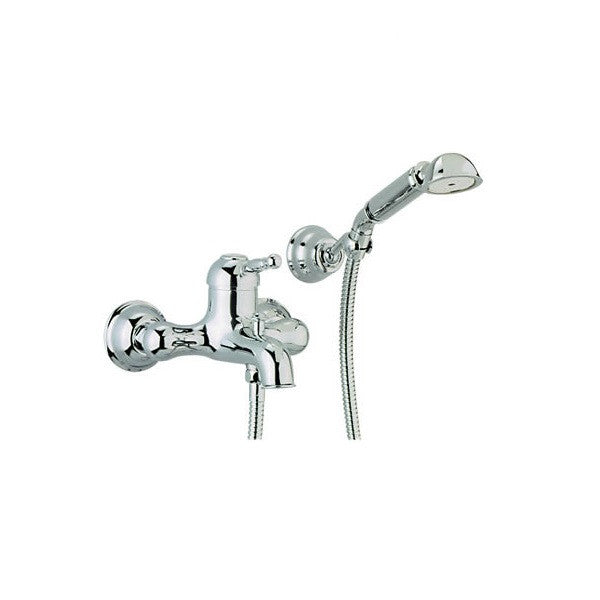 Robinet mitigeur bain/douche mural CISAL ARCANA ROYAL avec support mural douchette - Le Monde du Bain  | Commun