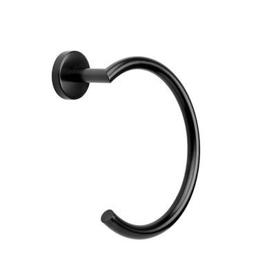 Anneau porte-serviette DARK, fini noir mat