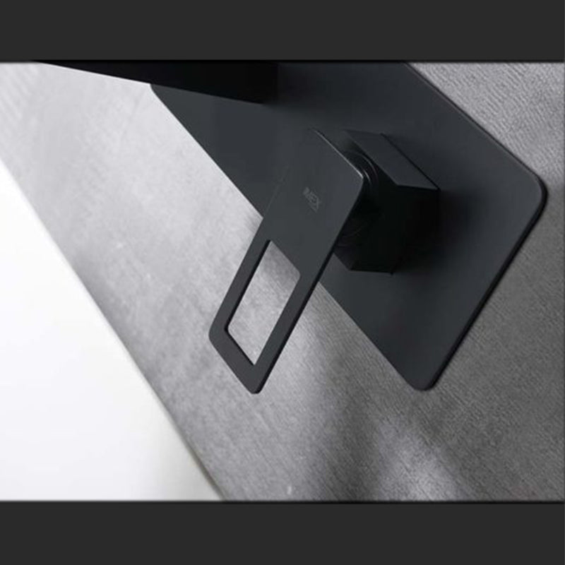 Robinet mitigeur mural encastré SUECIA noir mat