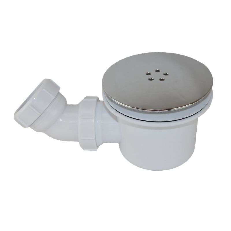 Bonde horizontale avec capot Ø90 pour receveurs de douche - Le Monde du Bain