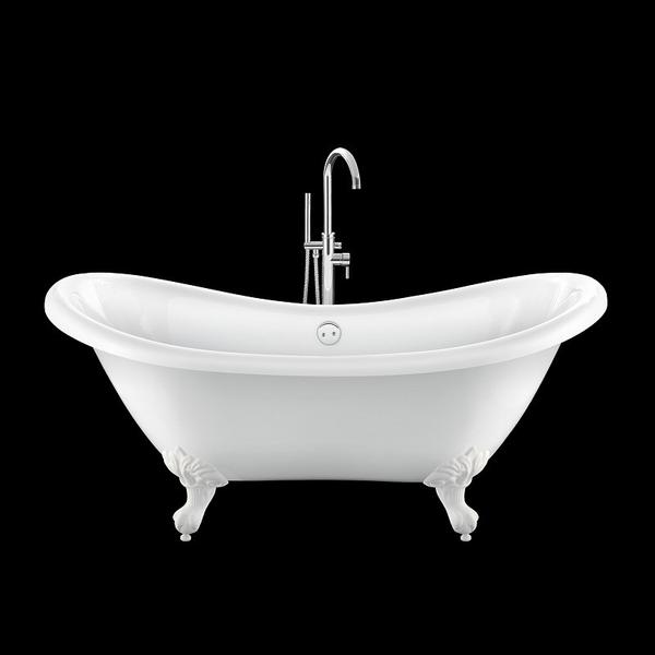 Baignoire ancienne DARLINGTON Blanche - Le Monde du Bain | Pieds d&