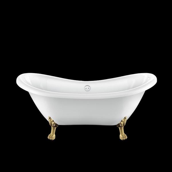 Baignoire ancienne DARLINGTON Blanche - Le Monde du Bain | Pieds de Lion Dorés