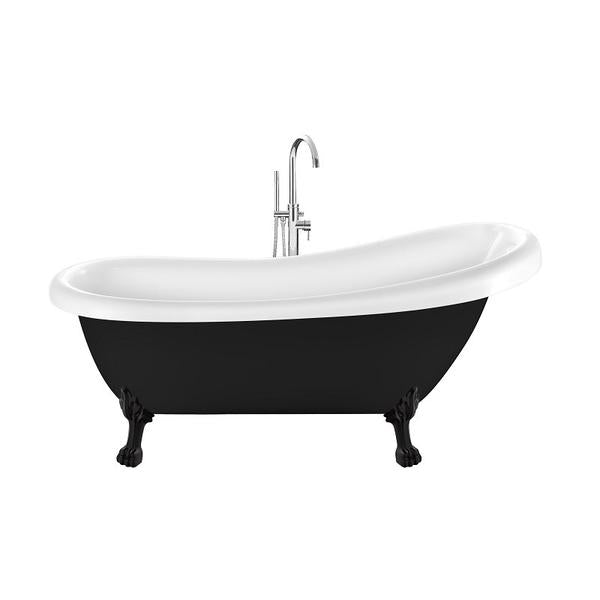 Baignoire ancienne RICHMOND Noire - Le Monde du Bain | Pieds de Lion Noirs