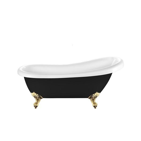 Baignoire ancienne RICHMOND Noire - Le Monde du Bain | Pieds d&