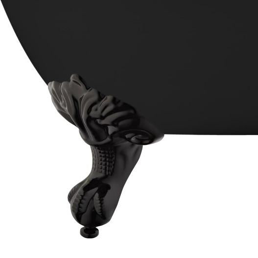 Baignoire ancienne RICHMOND Noire - Le Monde du Bain | Pieds d&