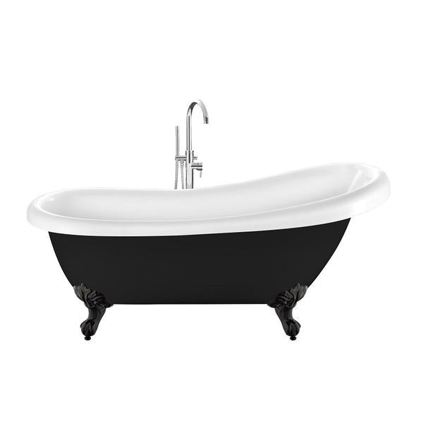 Baignoire ancienne RICHMOND Noire - Le Monde du Bain | Pieds d&