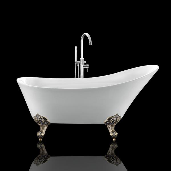 Baignoire ancienne BALMAIN Blanche - Le Monde du Bain | Pieds d&