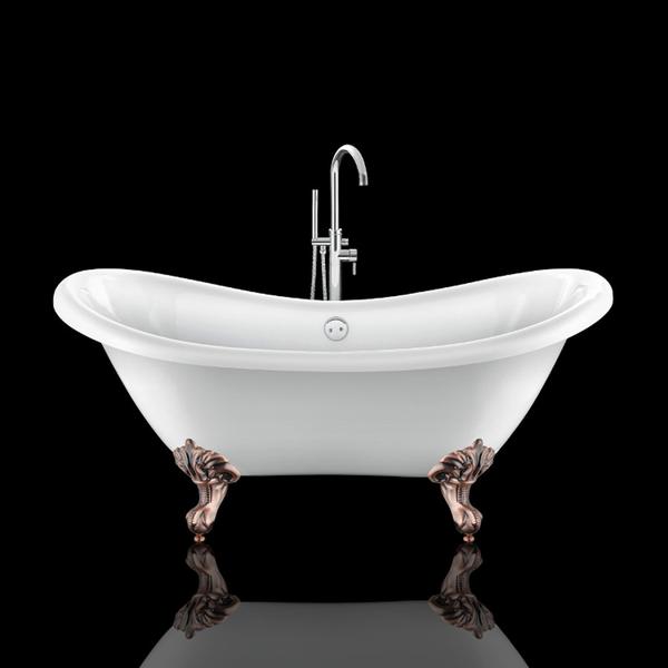 Baignoire ancienne DARLINGTON Blanche - Le Monde du Bain | Pieds d&