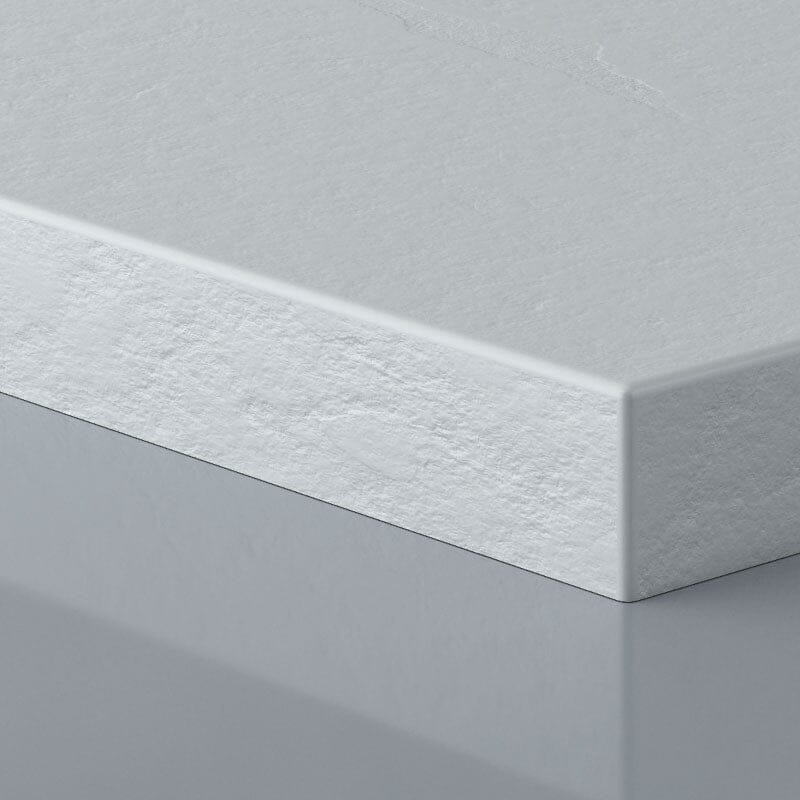 Receveur de douche extra plat PURE en résine surface ardoisée blanc - Le Monde du Bain