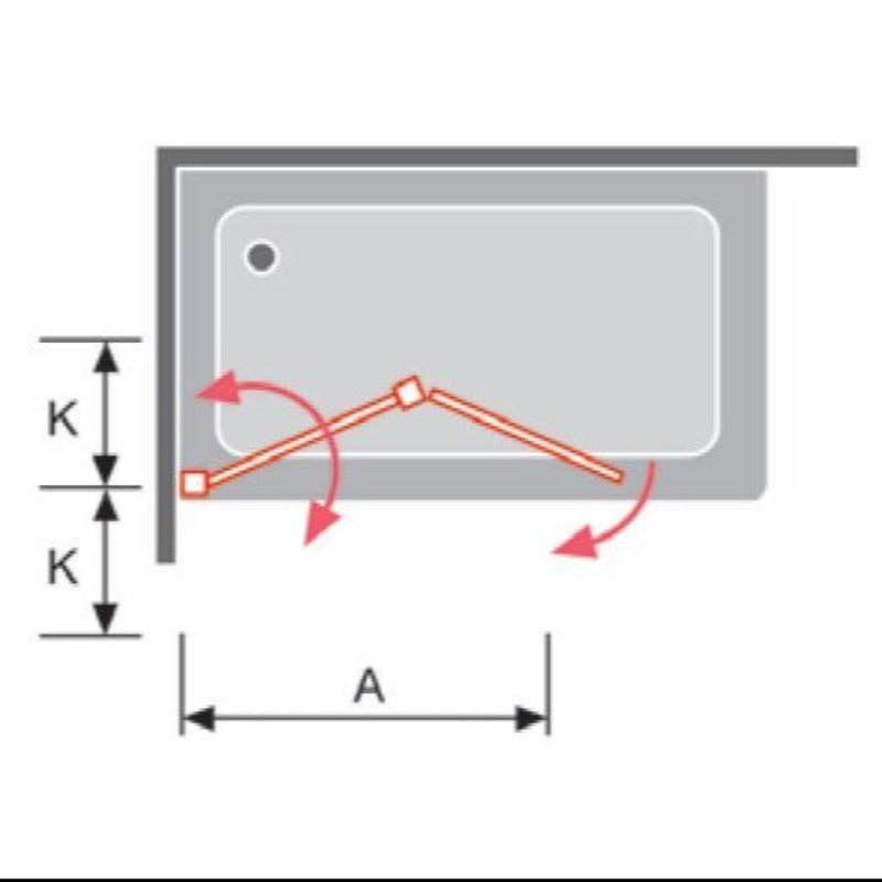 Pare-baignoire pliable S300