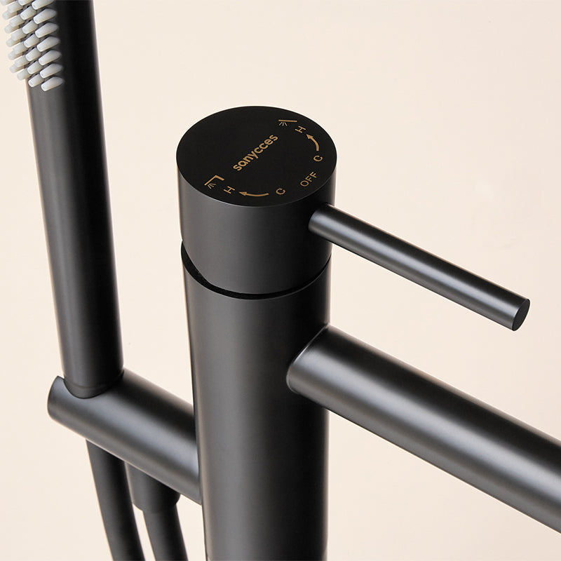 Robinet mitigeur sur pied LOOP pour baignoire 6 coloris