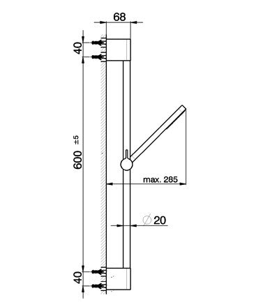 Ensemble barre de douche CISAL LINEAVIVA - Le Monde du Bain
