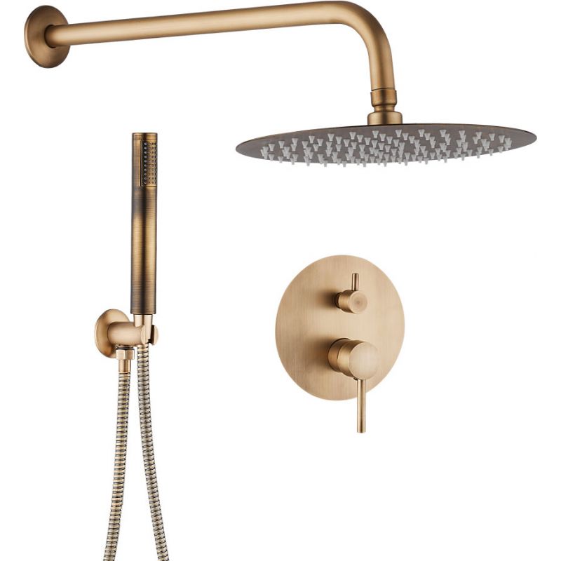 Kit de douche à encastrer TIKO or ancien