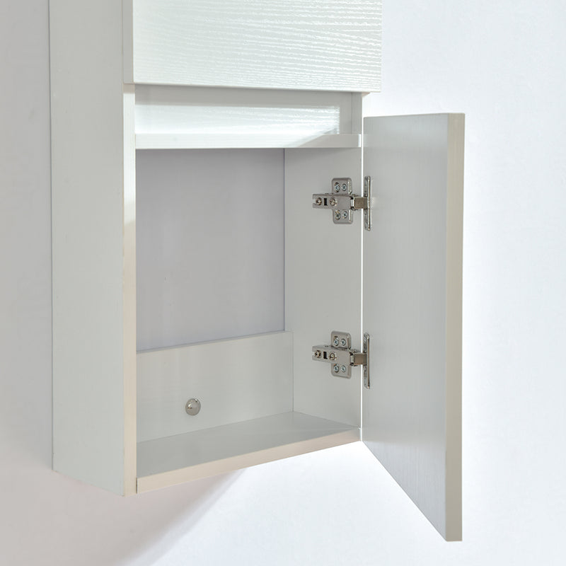 Grande armoire de rangement ESSENTIEL hauteur 120 cm, mélaminé blanc