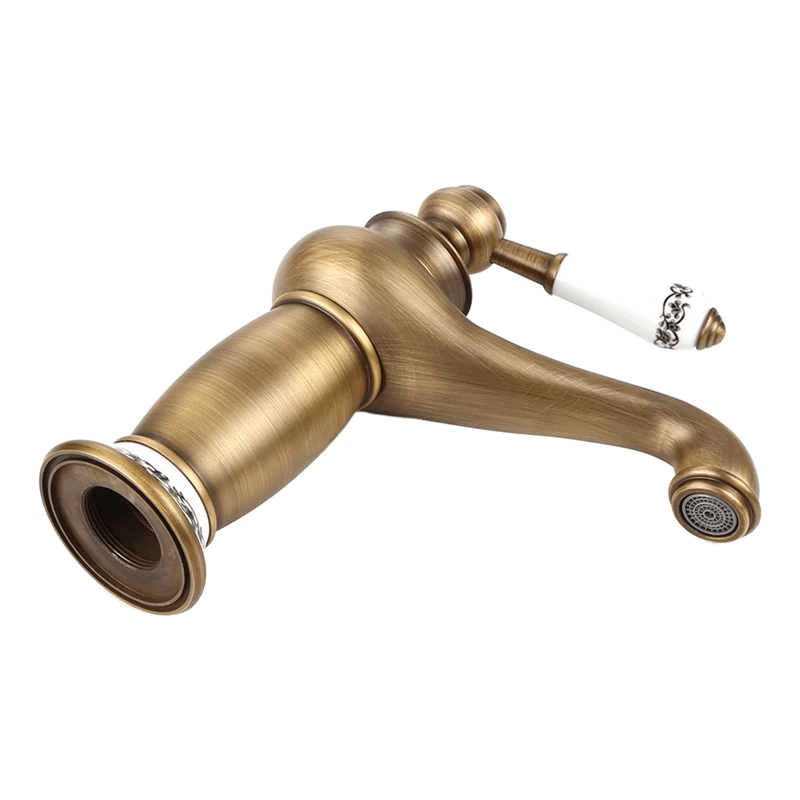 Mitigeur lavabo rétro FLORINA or ancien