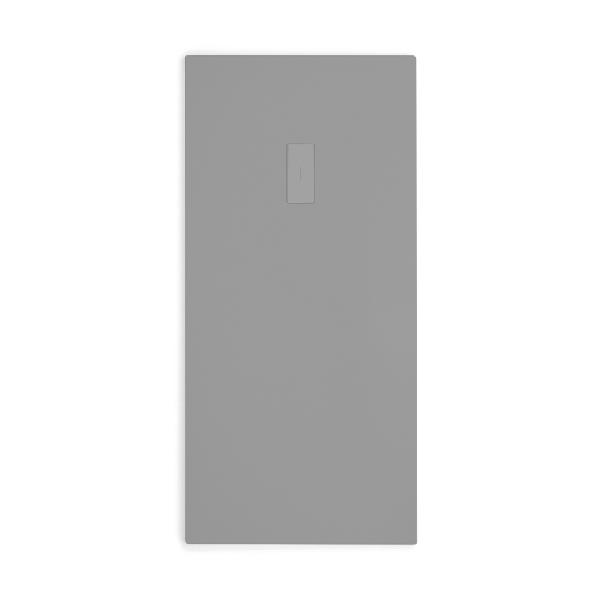 Receveur de douche extra plat FUSION en résine surface ardoisée - béton - Le monde du bain