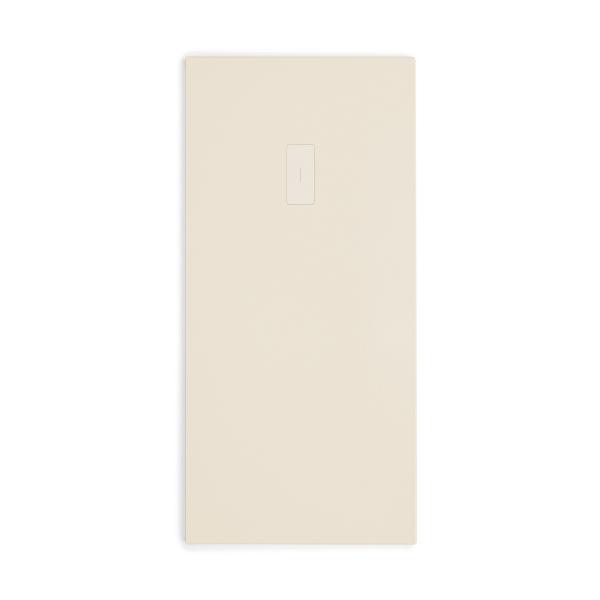 Receveur de douche extra plat FUSION en résine surface ardoisée - beige - Le monde du bain