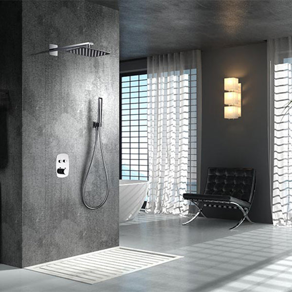 Kit de douche thermostatique encastré HIDRA chromé
