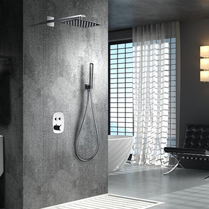Kit de douche thermostatique encastré HIDRA chromé