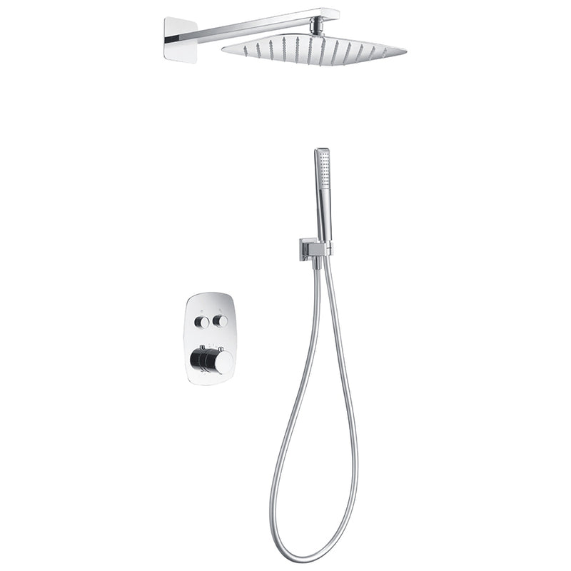 Kit de douche thermostatique encastré HIDRA chromé