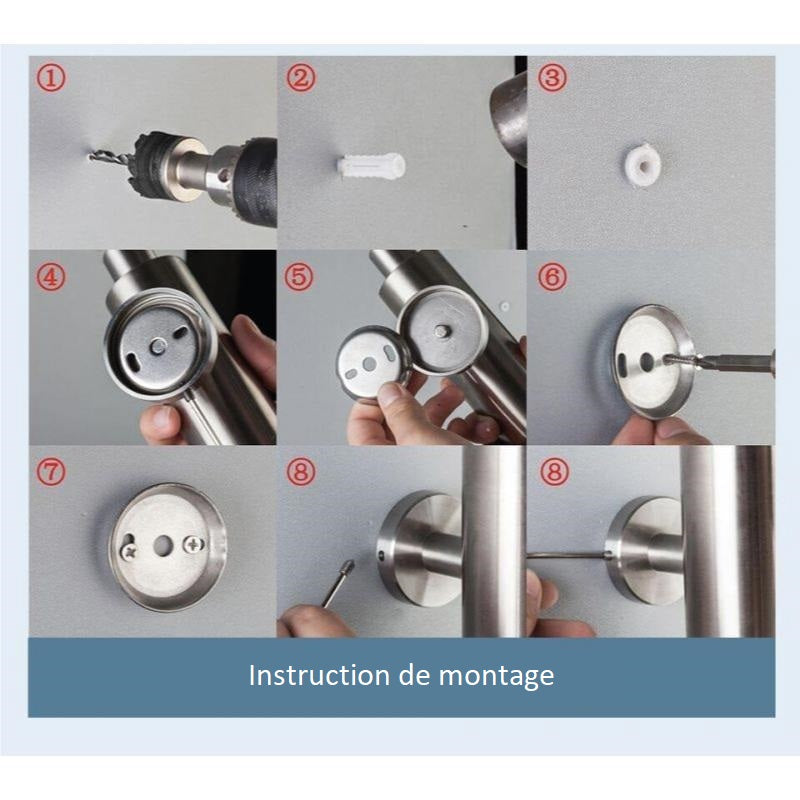 Instructions de montage - Accessoires salle de bain CHARLES - Le Monde du Bain