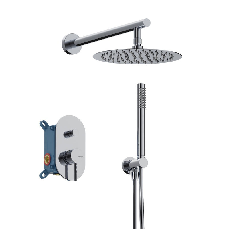 Kit de douche à encastrer LOOP 6 coloris - Chromé - Le Monde du Bain