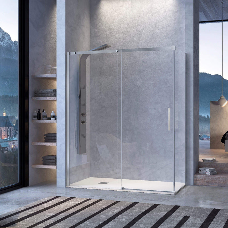 Paroi de douche avec porte coulissante LUNA