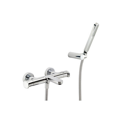 Robinet thermostatique bain/douche mural CISAL LINEAVIVA, , douchette et support inclus - Le Monde du Bain