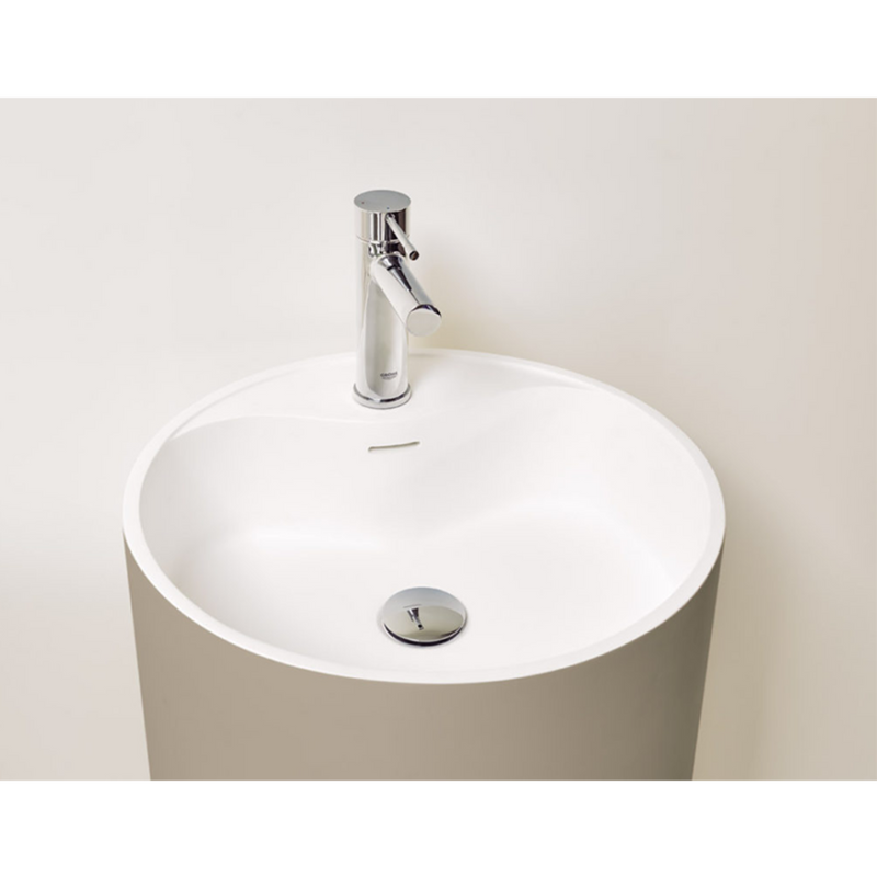 Lavabo colonne design VISTABELLA Ø45 cm en sanydur - Le Monde du Bain