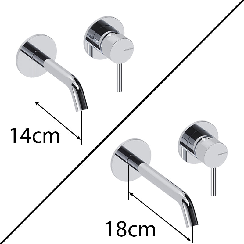 Robinet mitigeur mural LOOP Metal Gun