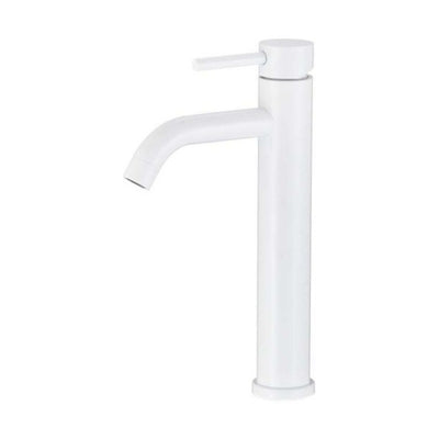 Robinet mitigeur lavabo réhaussé SLIGO blanc - Le Monde du Bain