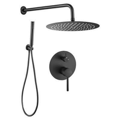 Kit de douche à encastrer NALA noir mat