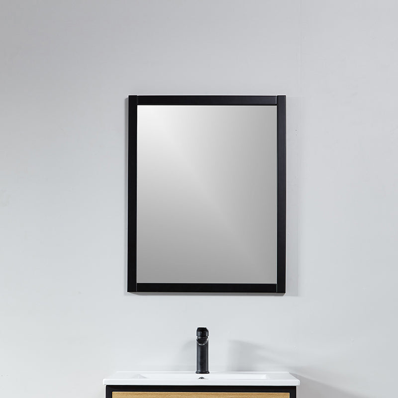 Miroir rectangulaire NEO 56x70cm avec cadre noir mat