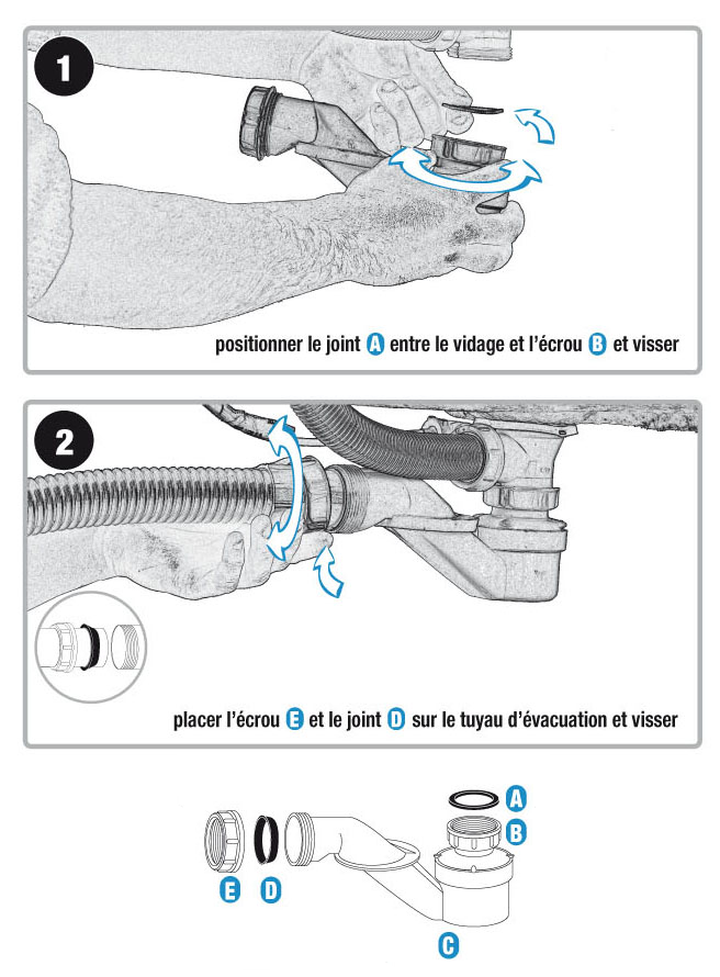 Siphon extra-plat VALENTIN - Le Monde du Bain