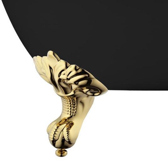 Baignoire ancienne RICHMOND Noire - Le Monde du Bain | Pieds d&