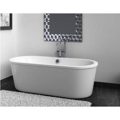 Baignoire balnéo design ovale LOFT blanche - Le Monde du Bain
