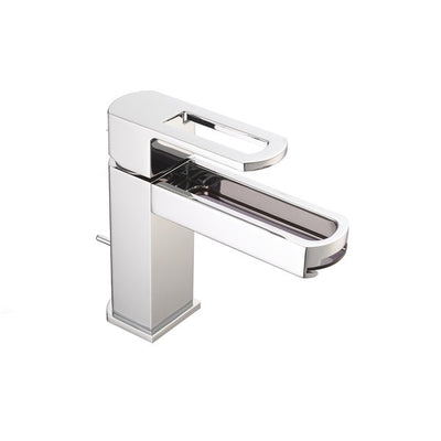 Robinet mitigeur lavabo CISAL ROADSTER CASCADE avec bonde - Le Monde du Bain