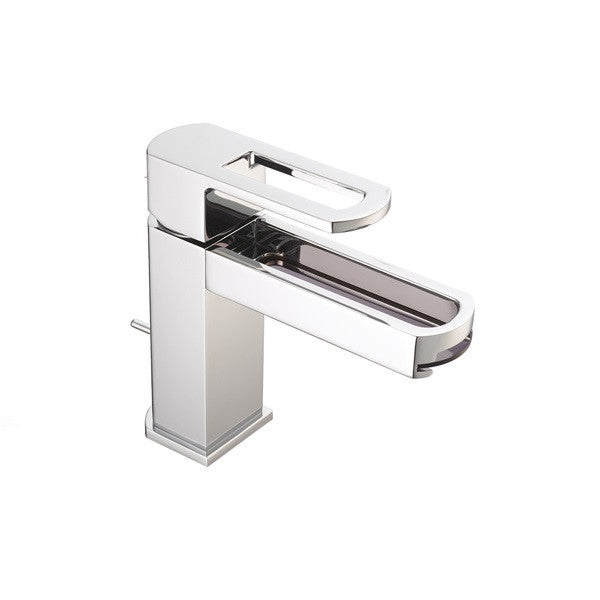 Robinet mitigeur lavabo CISAL ROADSTER CASCADE avec bonde - Le Monde du Bain