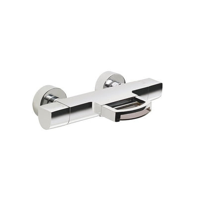 Robinet thermostatique bain/douche mural CISAL ROADSTER CASCADE - Le Monde du Bain