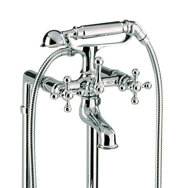 Robinet mélangeur rétro sur pieds CISAL ARCANA pour baignoire ancienne - Le Monde du Bain  | Commun