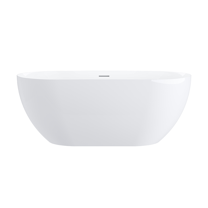 Baignoire îlot design ovale LISBON blanche brillante ou mate