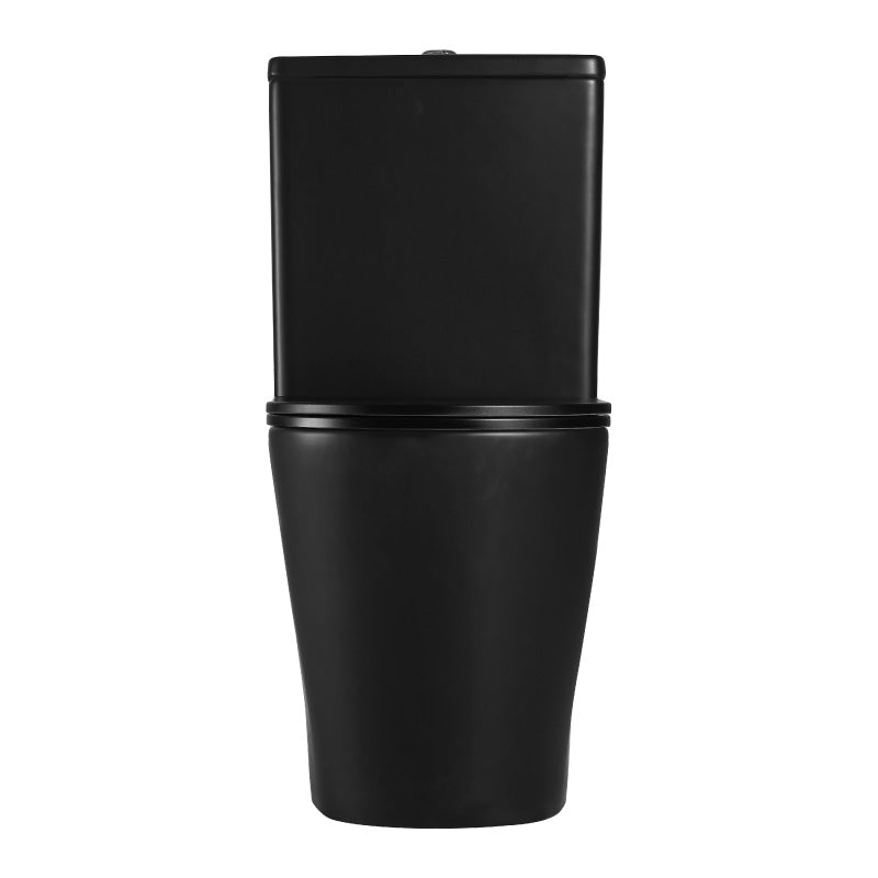 Toilette WC à poser TURIN en céramique noir mat - Le Monde du Bain