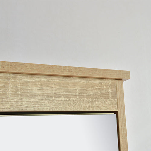 Armoire de toilette bloc-miroir 120 cm TYPO finition mélaminé chêne