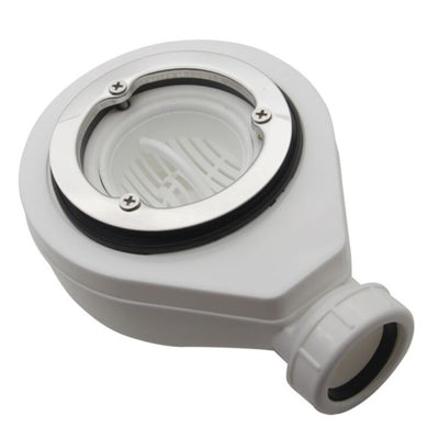 Bonde horizontale sans capot Ø90 DONA pour receveurs de douche