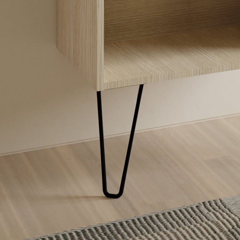 Meuble salle de bain simple vasque YOKO largeur 60 - 80 cm, blanc brillant